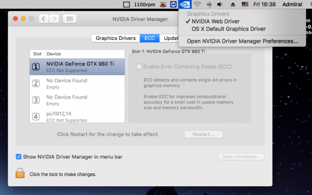 geforce driver for mac os x